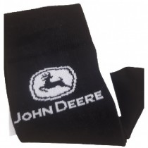 Čierne bavlnené ponožky s bielym logom John Deere